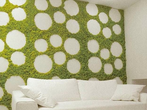 Going Green Modern Interior Decorating And Green Wall Design