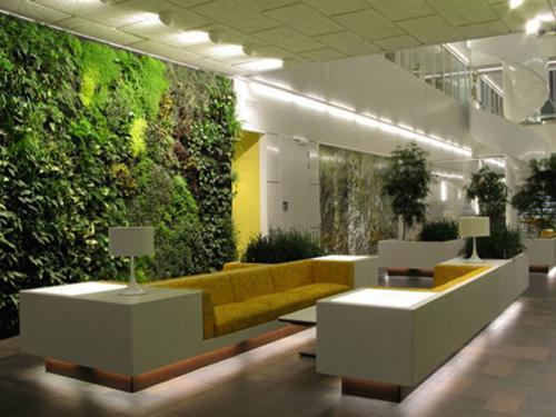 Going Green Modern Interior Decorating and Green Wall Design