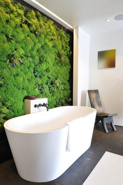 green ideas for wall decorating with plants