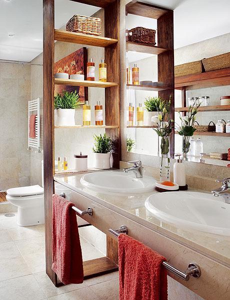 Narrow room shop divider shelf