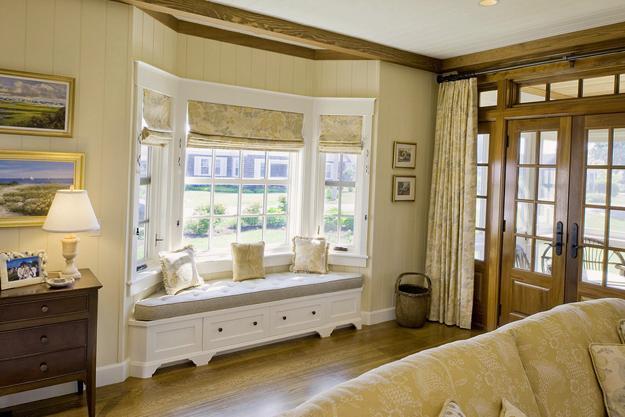 modern window treatments for living room design and decorating