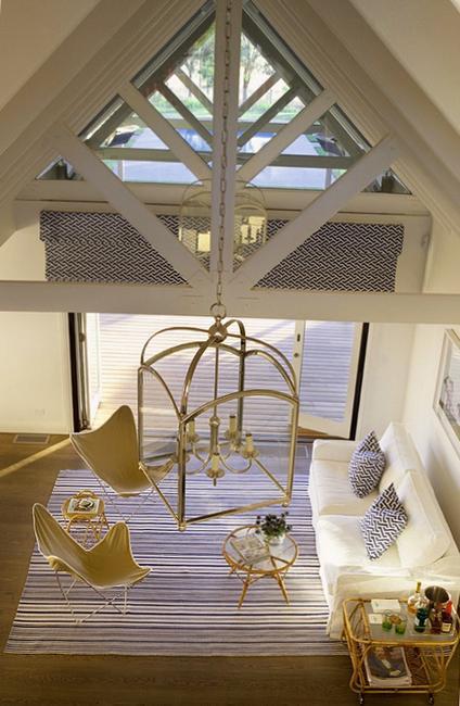 modern window treatments for living room design and decorating