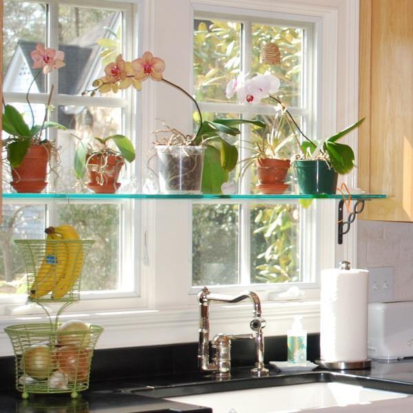 Stationary Window Designs, 20 Window Decorating Ideas with Glass Shelves