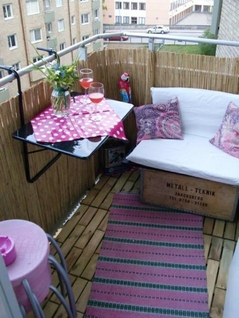 space saving ideas for small balcony designs