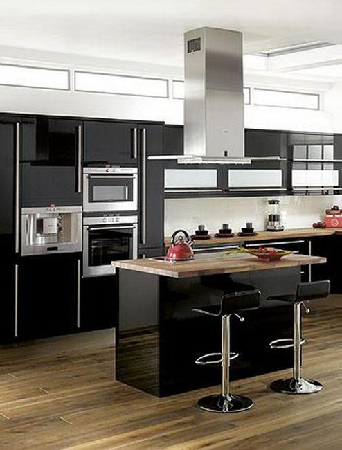 80 Black Kitchen Cabinets – The Most Creative Designs & Ideas - InteriorZine