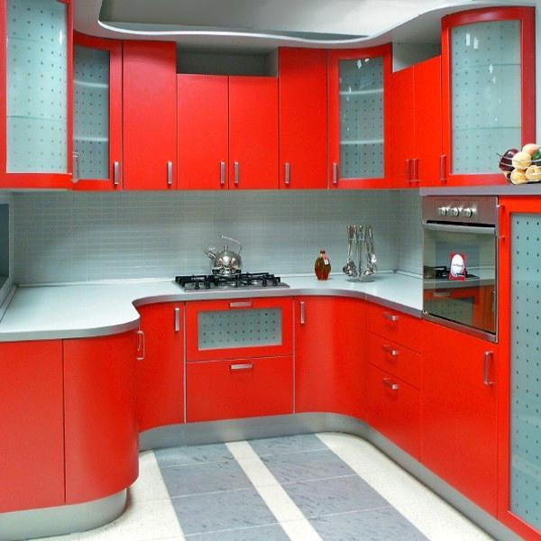 50 Plus 25 Contemporary Kitchen Design Ideas Red Kitchen Cabinets