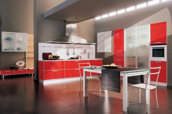 75 Plus 25 Contemporary Kitchen Design Ideas, Red Kitchen Cabinets and ...
