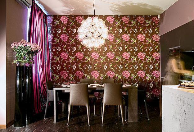 modern wallpaper patterns for dining room design