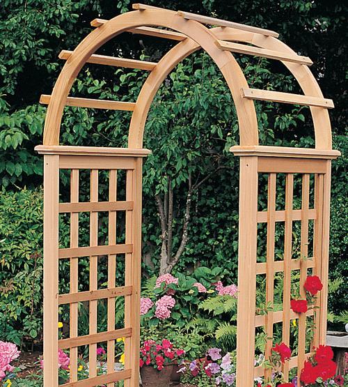 15 Beautiful Wooden Arches Creating Romantic Garden Design