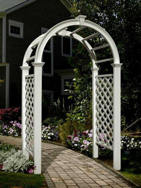 15 Beautiful Wooden Arches Creating Romantic Garden Design