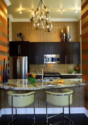 Modern Wallpaper for Small Kitchens, Beautiful Kitchen Design and Decor Ideas