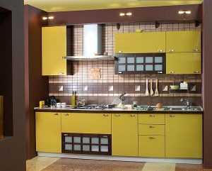 Modern Kitchen Design Decorating Yellow Color 13 300x241 