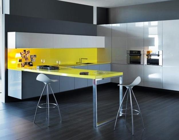 Yellow Kitchen Colors, 22 Bright Modern Kitchen Design and Decorating Ideas