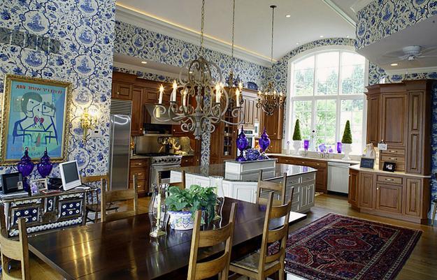 beautiful wallpapers and kitchen accent wall design ideas