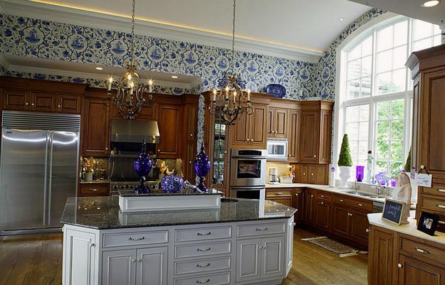 beautiful wallpapers and kitchen accent wall design ideas