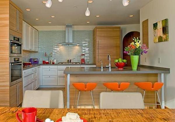 Orange Kitchen Colors 20 Modern Kitchen Design And Decorating Ideas