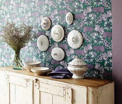 ideas to reuse and recycle vintage lids for modern wall decoration