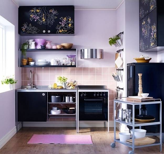 15 Great Ideas  for Small  Kitchens  and Compact Dining Areas 