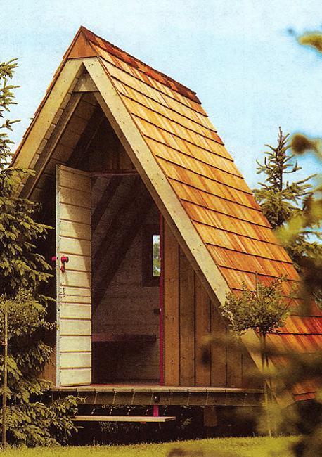 Cute Small House Designs with Gable Roofs and Triangular A 