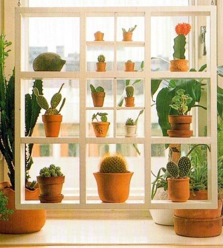 25 Creative Window Decorating  Ideas  with Open Shelves  