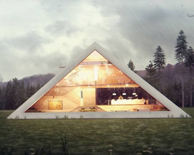Triangle House Interior Triangles in Architectural Designs Taking Modern Houses Triangle House Interior Triangles in Architectural Designs Taking Modern Houses