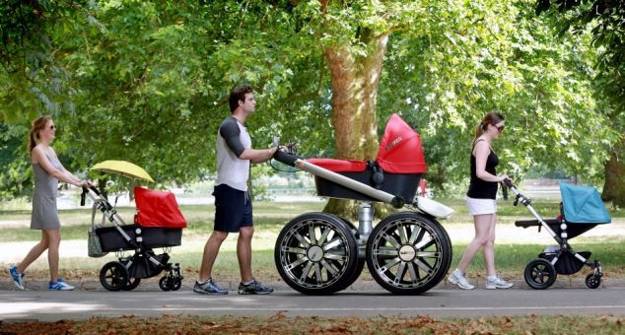 baby stroller big wheels