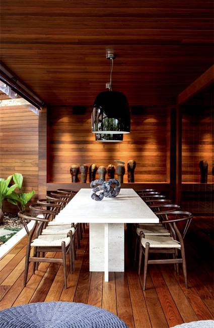 wood and glass house design ideas, veranda with glass walls