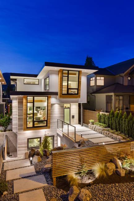Ultra Green Modern House Design with Japanese Vibe in Ultra Green Modern House Design with Japanese Vibe in