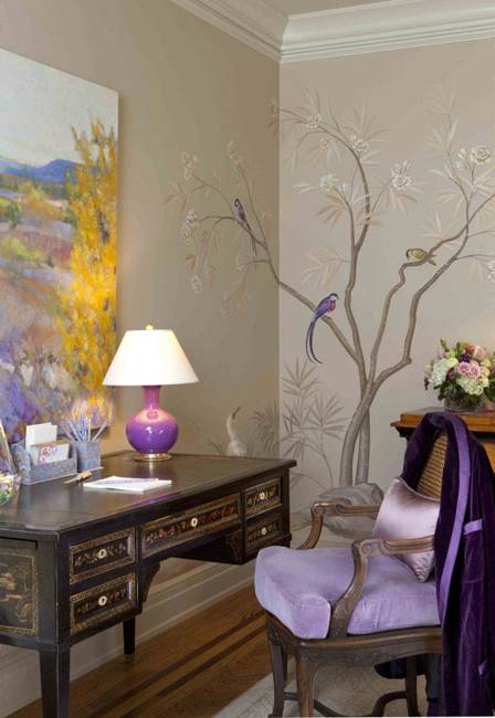 modern wall decoration with art painting