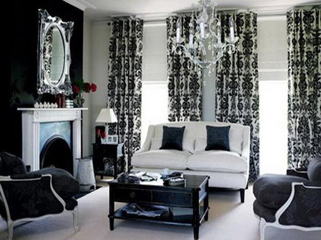 20 Black and White Living Room Designs Bringing Elegant ...