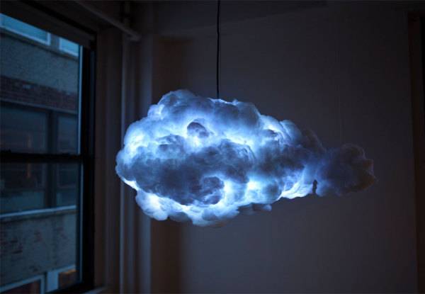 modern lighting fixtures inspired by clouds