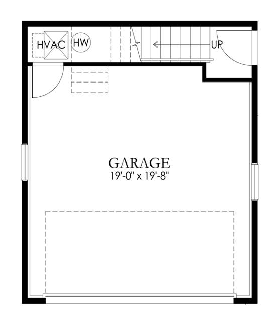 Garage Design Ideas, Door Placement and Common Dimensions