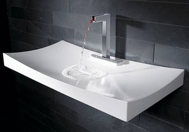 modern bathroom sinks and toilets