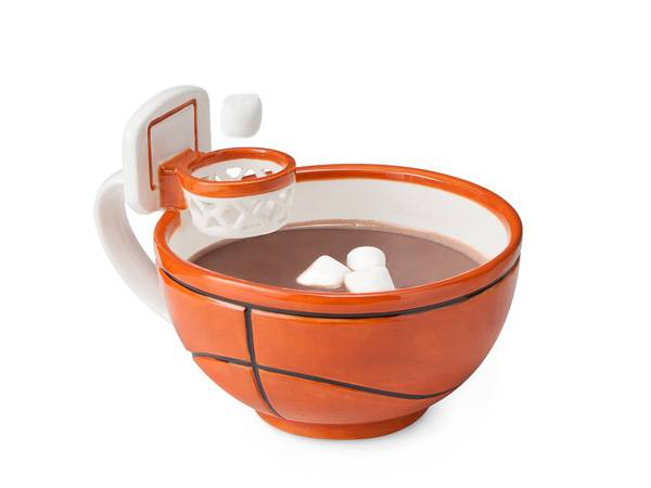 basketball mug in orange color