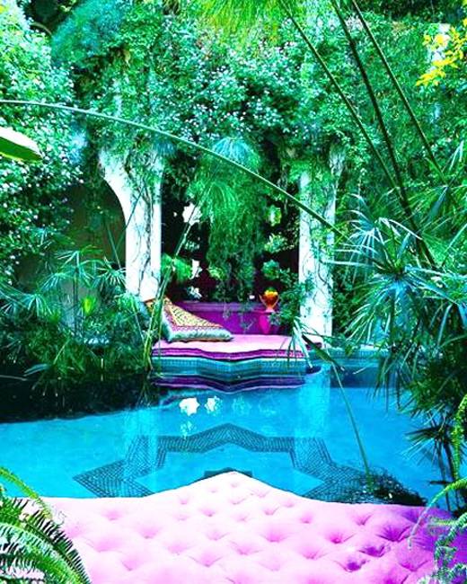 outdoor rooms decorating moroccan style backyard ideas 14