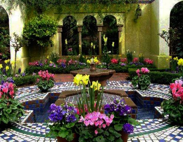 outdoor rooms decorating moroccan style backyard ideas 23
