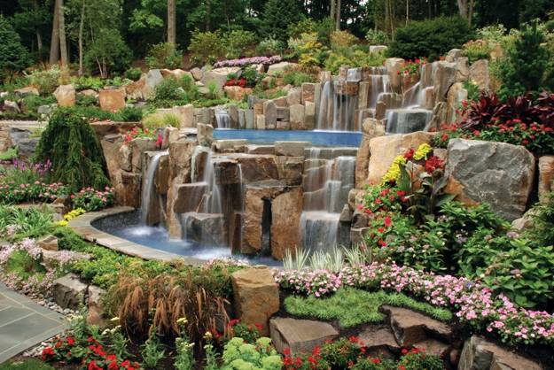 20 Spectacular Backyard Ideas, Waterfalls that Top Off ...