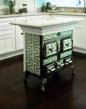 20 Ways to Reuse and Recycle Old Kitchen Stoves for Home Decorating