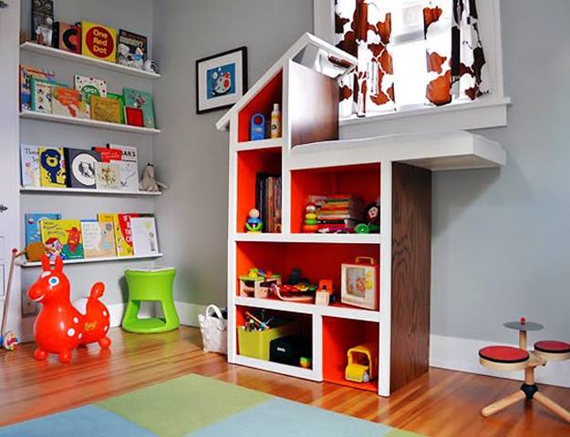 shelves for kids bedroom