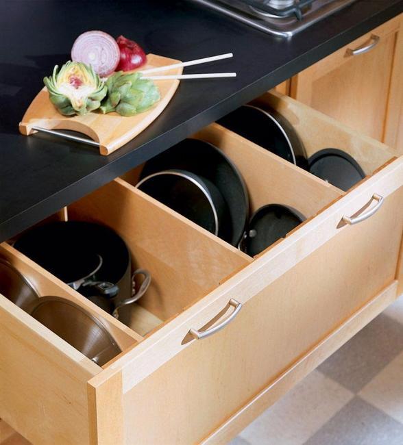 space saving storage solutions for modern kitchen