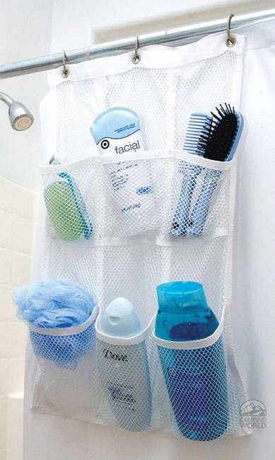 bathroom storage and organization