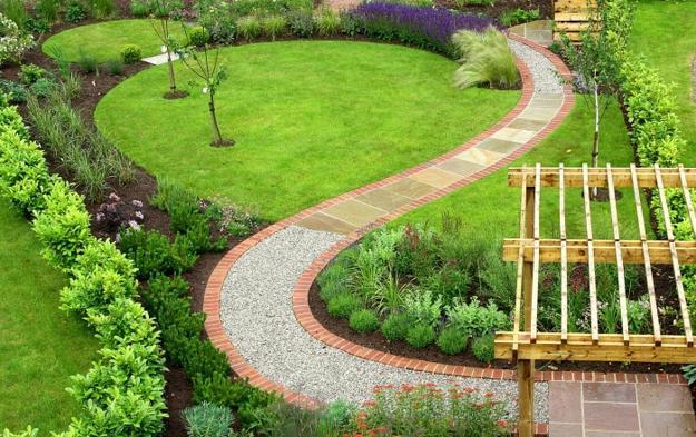 25 Yard Landscaping Ideas, Curvy Garden Path Designs to Feng Shui Homes on Feng Shui Landscaping Front Yard
 id=36759