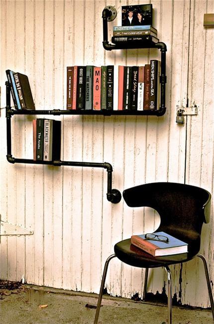 25 Plumbing Pipe Shelving Units that Fit in with Modern 