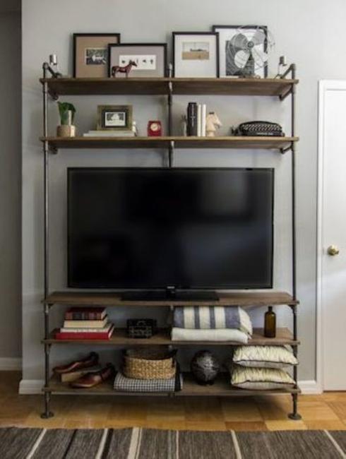 25 Plumbing Pipe Shelving Units that Fit in with Modern ...