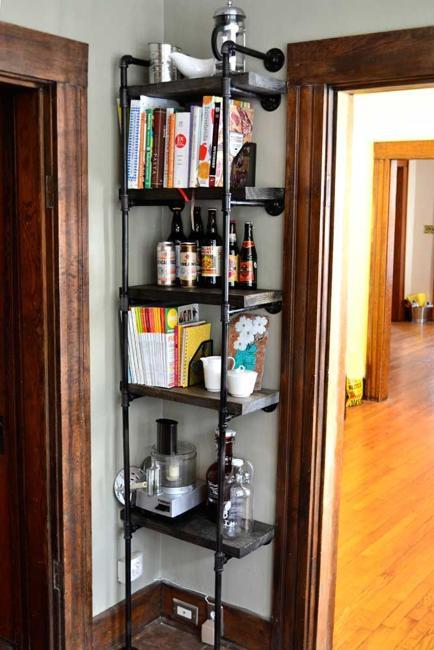 25 Plumbing Pipe Shelving Units that Fit in with Modern 