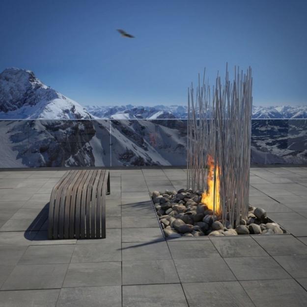 outdoor fireplace design ideas