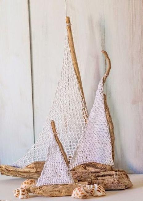 Image result for crocheted sailing ship