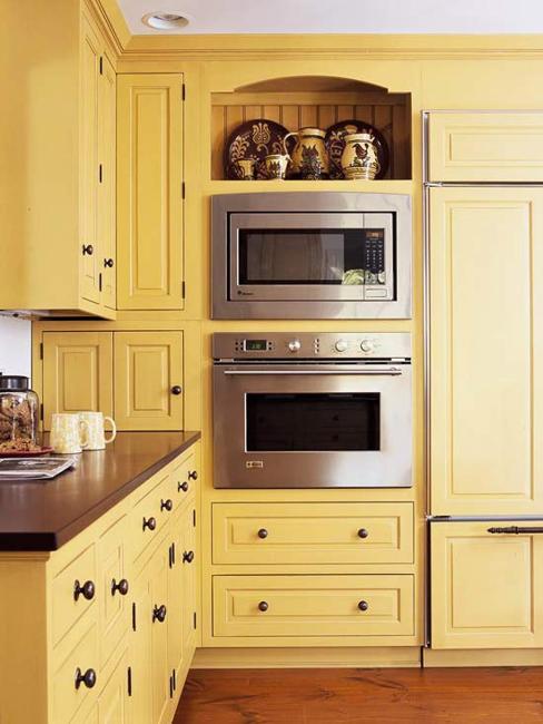 Attracktive kitchen colors images Latest Trends In Yellow Kitchen Colors