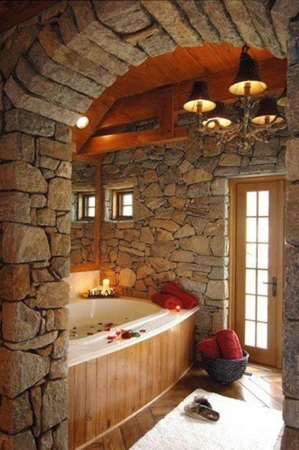 bathroom wood decor modern trends wooden wall rustic