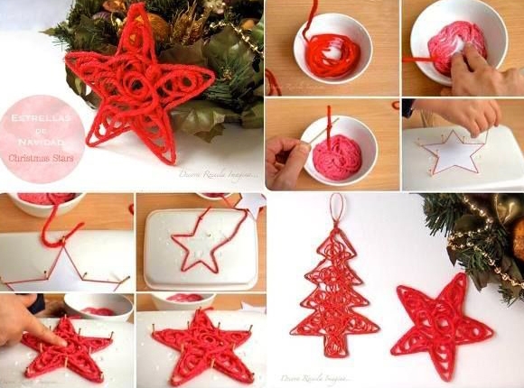 diy ornaments winter holiday decor